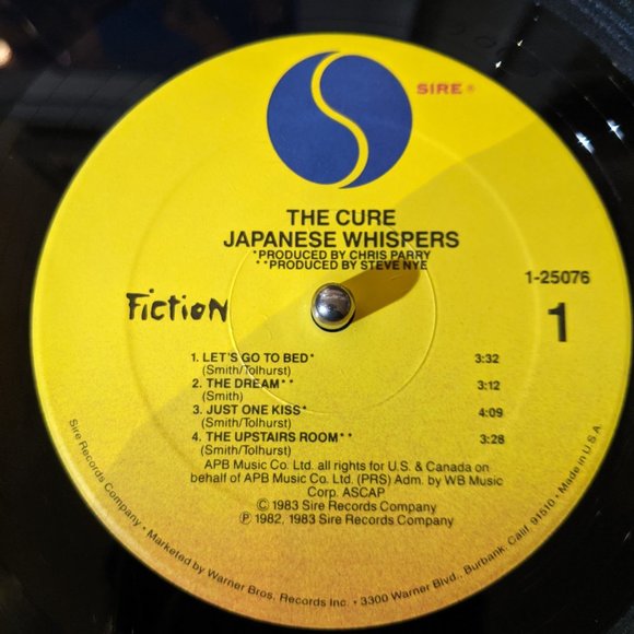 The Cure - Japanese Whispers 1983 original Pressing Vinyl LP Sire - Picture 7 of 10